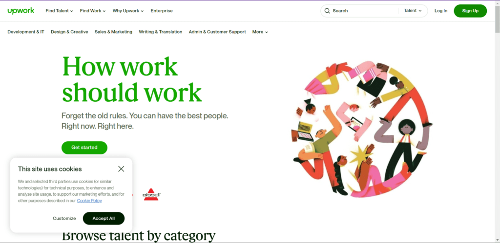 Upwork online marketplaces