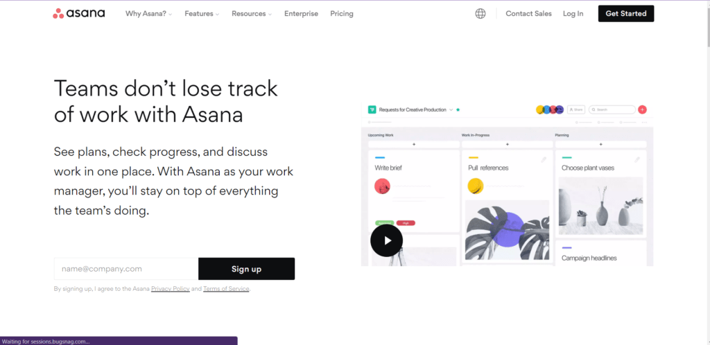 Asana project management tools