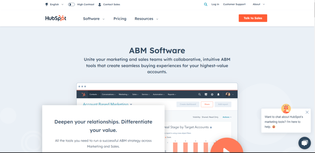 Hubspot ABM Software Account-Based Marketing Platforms